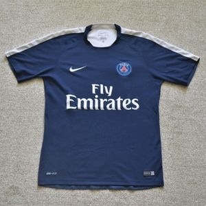 Nike PSG Men's Blue Pre-Match Soccer Shirt EUC